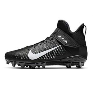 Nike Alpha Menace Pro 2 Mid Mens Football Cleats Black AQ3209